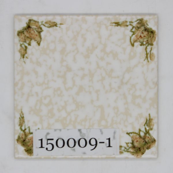 AWS 15x15cm Satin Art.117700 Dekor beige weiße Flecken<!---150009-1--->