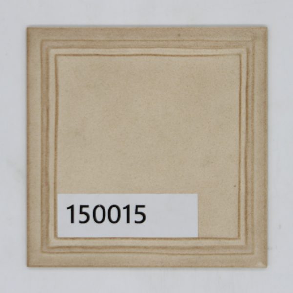AWS Keramik 15x15cm hell braun gewellter  /erhobener rand<!---150015--->