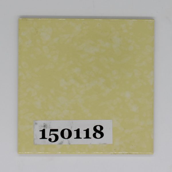 V&B Villeroy&Boch Danischburg Glasur 624, Nuance 06, 15x15cm gelb weiß flecken<!---150118--->