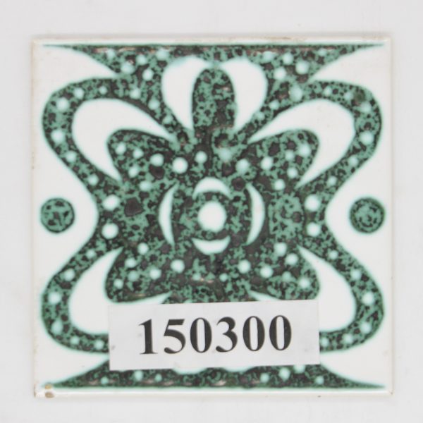 AWS Wessel 15x15cm Patina Art. 7401 weiß grün muster<!---150300--->