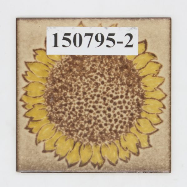 Grohn 15x15cm Art.9440 T70 beige curry / braun Sonnenblume<!---150795-2--->