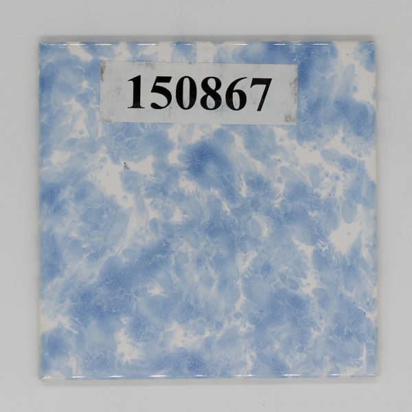 V&B 15x15cm Art.1101 Farbe 144 Nuance 8 blau weiß geflammt<!---150867--->