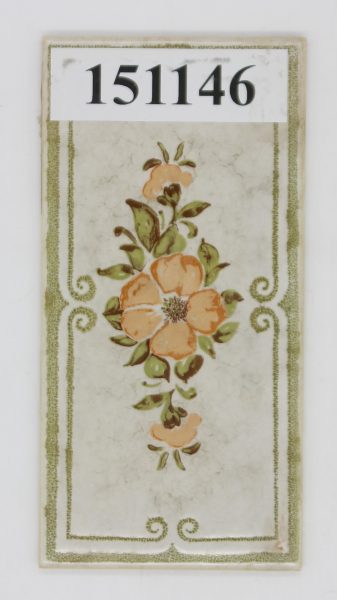 V&B 10x20cn 9,8×19,8cm Art.1331 Farbe A Dekor hell grün rand<!---151146--->