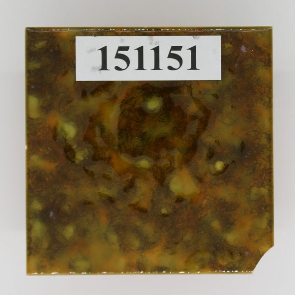 V&B 15x15cm Art.1101 Farbe 923 Nuance 1 grün braun geflammt gewellt<!---151151--->