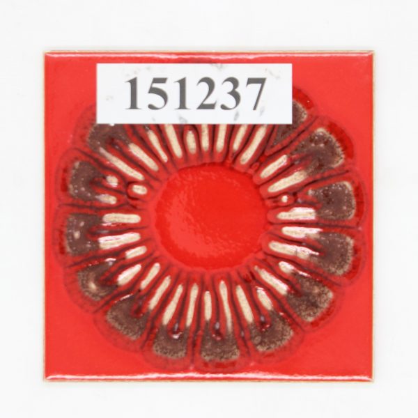 AWS Wessel 15x15cm Dekor rot braun weiß<!---151237--->