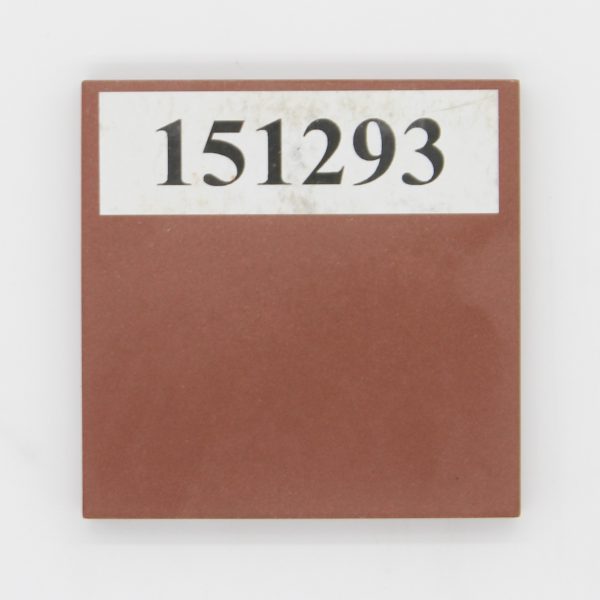 Zahna oxidrot uni unglasiert 9,7×9,7cm 10x10cm<!---151293--->