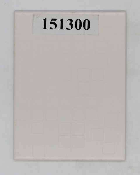 V&B 15x20cm 14,8×19,8cm Art.1315 Farbe D601 Nuance 30 weiß matt Dekor Quadrate<!---151300--->