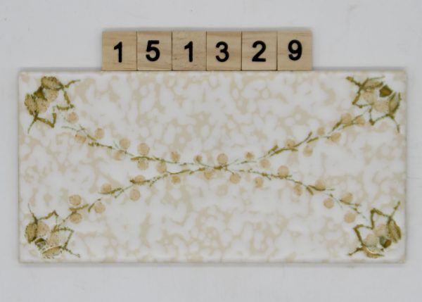 AWS Wessel Satin Art.2377 10x20cm 9,8×19,8cm Dekor beige weiß flecken<!---151329--->