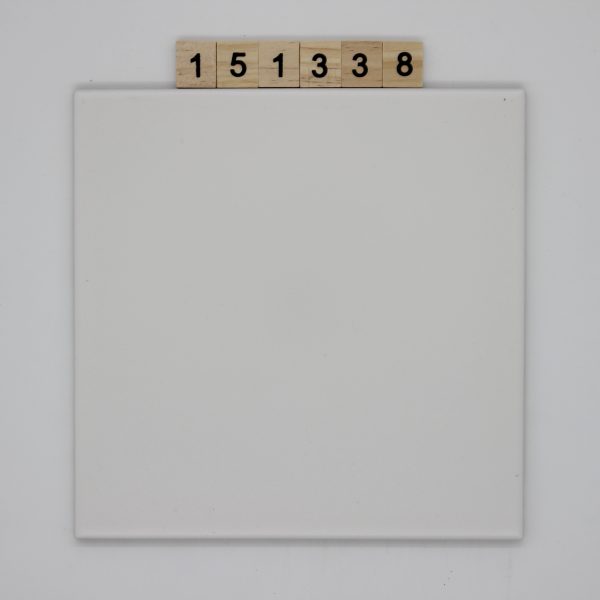 Agrob 20x20cm 19,7×19,7cm Art.625001 Farbe Extra Nuance ODH Code 04.3 weiß matt boden<!---151338--->