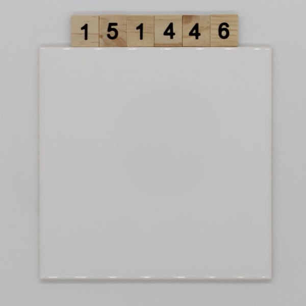 V&B 15x15cm Art.1121 Farbe 100 Nuance 45 weiß glänzend<!---151446--->