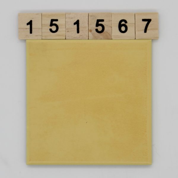 V&B 3201-5 gelb Farbe FJ46 Nuance 45 9,7×9,7cm 10x10cm <!---151567--->