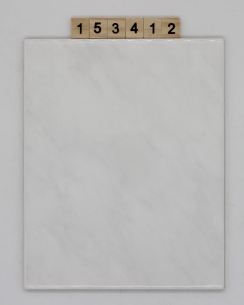 V&B Villeroy und Boch Artikel 1325 Farbe JK91 Nuance 45A weiß marmoriert 19,7×24,7cm 20x25cm<!---153412--->