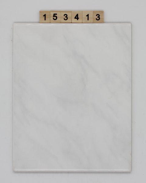 V&B Villeroy und Boch Artikel 1325 Farbe JK91 Nuance 45F weiß marmoriert 19,7×24,7cm 20x25cm<!---153413--->