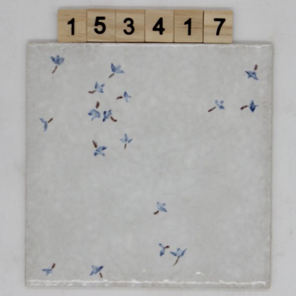 Steuler Dekor weiß/Blumen 15x15cm<!---153417--->