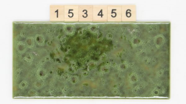 V&B Villeroy und Boch Artikel 1101 Farbe V955 Nuance 5 grün geflammt 9,7×19,7cm 10x20cm<!---153456--->