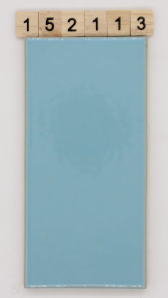 BuchtalKeramik Artikel 1400 Farbe 827 Spaltplatten hellblau 9,5×19,5cm 10x20cm<!---152113--->