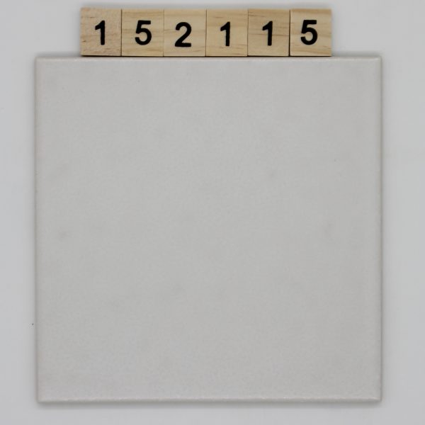 Sphinx Artikel 4070 Farbe 26 weiß matt 15x15cm<!---152115--->