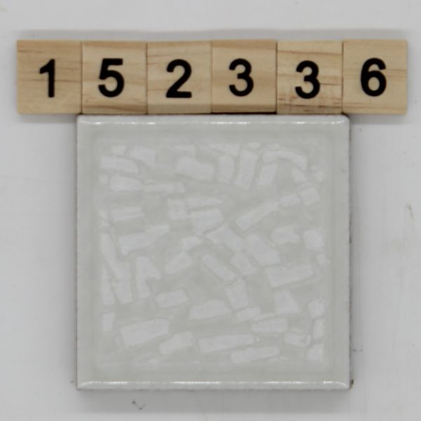 Tagina Artikel Murano bianco Farbe LP12 Nuance 11 Dekor 7,6×7,6cm<!---152336--->