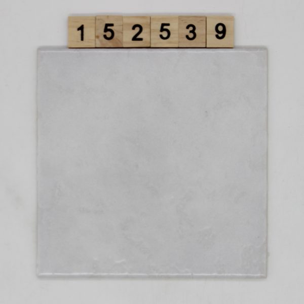 AWS Artikel 131036 Farbe OPO weiß marmoriert 14,9×14,9cm 15x15cm<!---152539--->