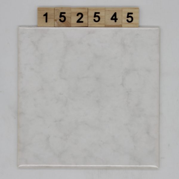 Steuler Farbe weiß marmoriert 15x15cm<!---152545--->