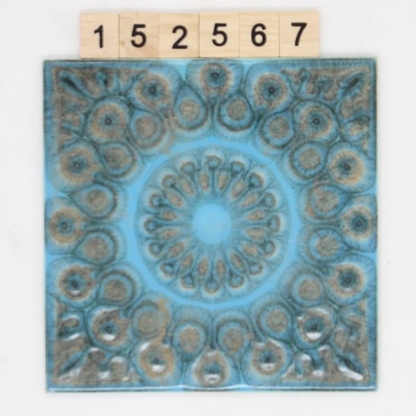 Wessel Dekor Blau 14,9×14,9cm 15x15cm<!---152567--->