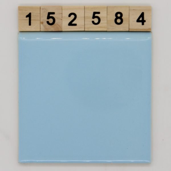 V&B Villeroy und Boch Farbe hellblau 10,3×10,3cm 10x10cm<!---152584--->