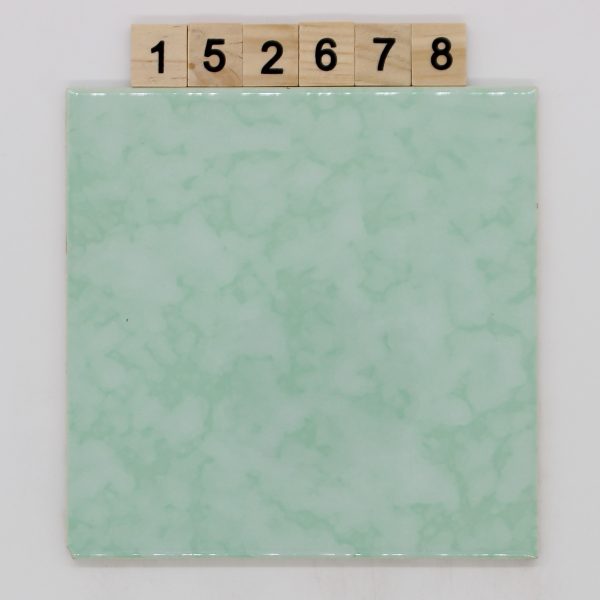 V&B Villeroy und Boch Farbe hellgrün geflammt 15x15cm<!---152678--->