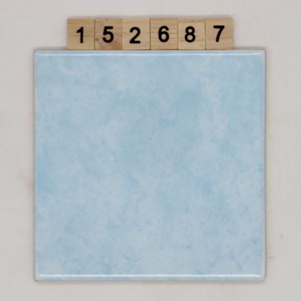 SCA Farbe hellblau marmoriert 14,9×14,9cm 15x15cm<!---152687--->
