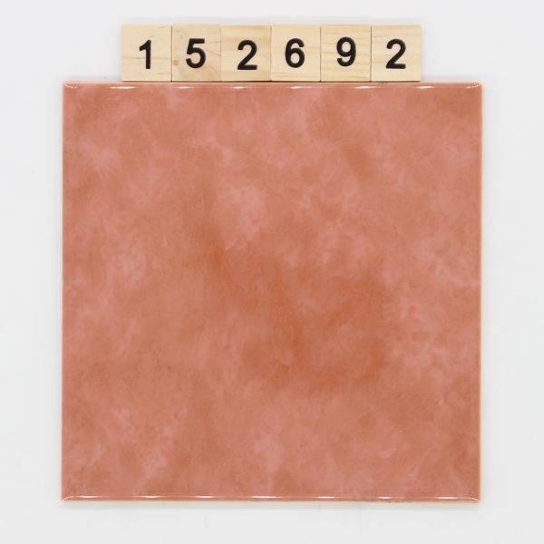 V&B Villeroy und Boch Farbe rot marmoriert 15x15cm<!---152692--->