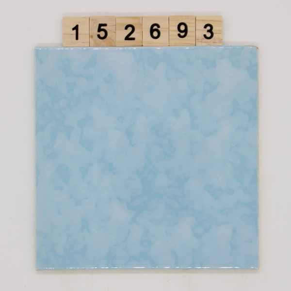 V&B Villeroy und Boch Farbe weiß/blau marmoriert 15x15cm<!---152693--->