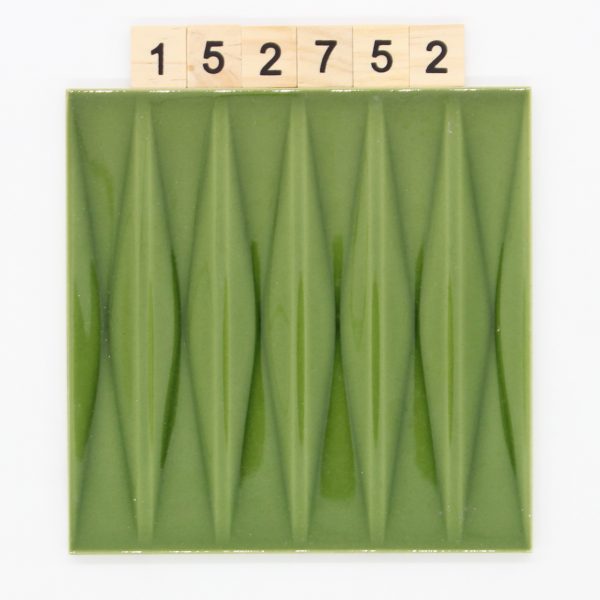 V&B Villeroy und Boch Farbe dunkelgrün Dekor 15x15cm<!---152752--->