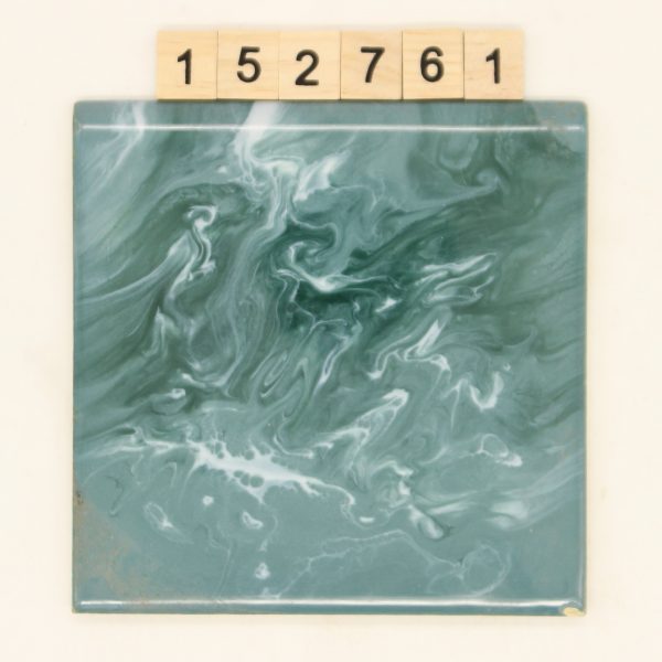 Onda Farbe grün geflammt 15x15cm<!---152761--->