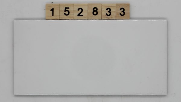 Kermos Farbe weiß glänzend 9,7×19,7cm 10x20cm<!---152833--->