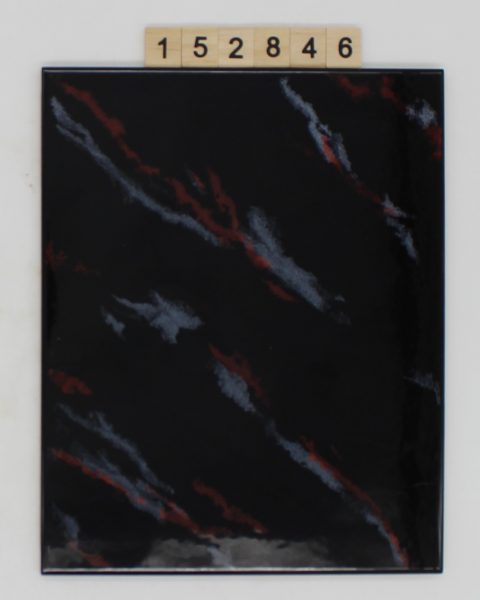 Ricchetti Farbe schwarz geflammt 20x25cm<!---152846--->