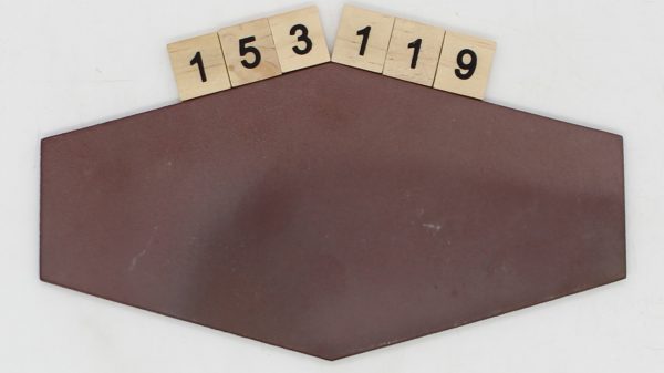 Servais Artikel Bodenklinker 6-eckig Farbe rotbraun 10×19,9cm 10x20cm<!---153119--->