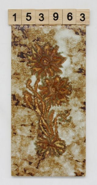 Wessel Farbe Dekor ‚Blume‘ 9,7×19,7cm 10x20cm<!---153963--->