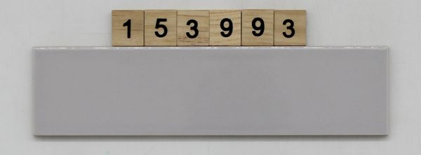 Novabell Artikel M-Z480S Farbe Manhattan-hellgrau glänzend 4,9×19,6cm 5x20cm<!---153993--->