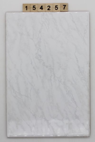 Glass Artikel Marmol Farbe M weiß marmoriert glänzend 20x30cm<!---154257--->