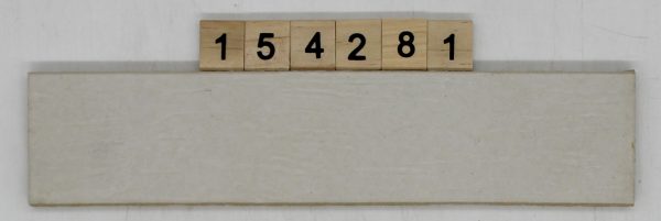 Korzilius Artikel 2120 Farbe hellgrau strukturiert 5,2×23,9cm 5x24cm<!---154281--->