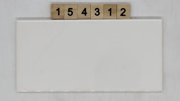 Grohn Artikel 9860 Nuance 04 Farbe weiß glänzend 9,8×19,8cm 10x20cm<!---154312--->