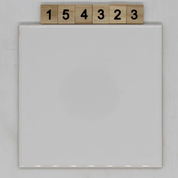 Keramik Orion Farbe weiß glänzend 15x15cm<!---154323--->