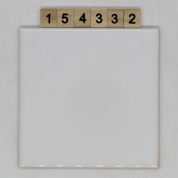 Toprapay ArtikelBeyaz Farbe weiß glänzend 15x15cm<!---154332--->