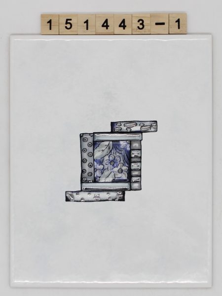 Campo Galliano 20x25cm Zaffino weiß grau geflammt Farbe AZ Nuance 379<!---151443-1--->