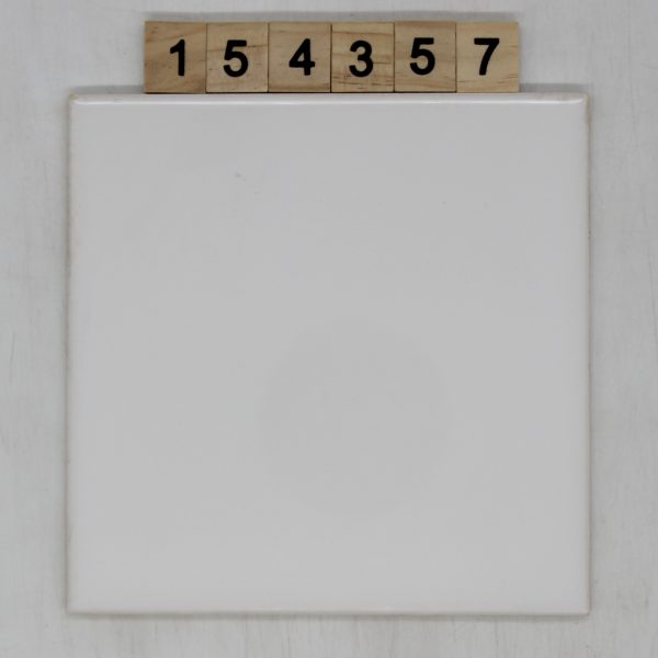 AWS Farbe weiß glänzend 15x15cm<!---154357--->