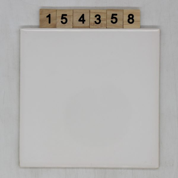 Boizenburg Farbe weiß glänzend 15x15cm<!---154358--->