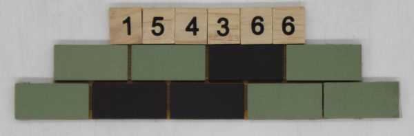 V&B Villeroy und Boch Artikel Mosaik Briguette Farbe grün/grau 2x4cm<!---154366--->