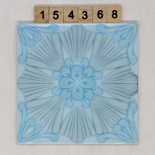 Servais Dekor Farbe ‚Blume hellblau‘ 15x15cm<!---154368--->