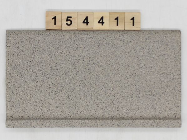 GresFinePorcellanato Kehlsockel Artikel TOP Q115 Nuance AH57R Farbe hellgrau miliert 10,9×19,8cm 10x20cm<!---154411