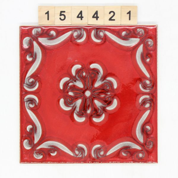 Engers Dekor Farbe rot 15x15cm<!---154421--->