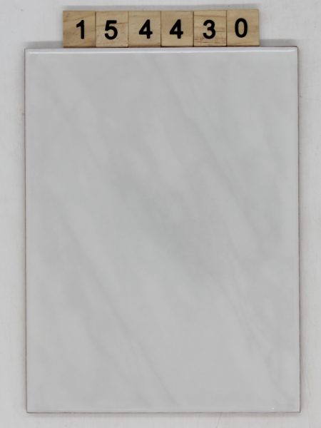 Semigres Alcora Farbe weiß/grau marmoriert 14,9×19,9cm 15x20cm<!---154430--->